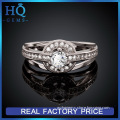 Bottom price new products 10k white gold sapphire ring